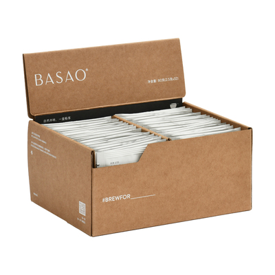 BASAO佰朔 原叶乌龙茶袋泡茶茉莉花茶冷萃茶冷泡茶茶包2.5g*32包