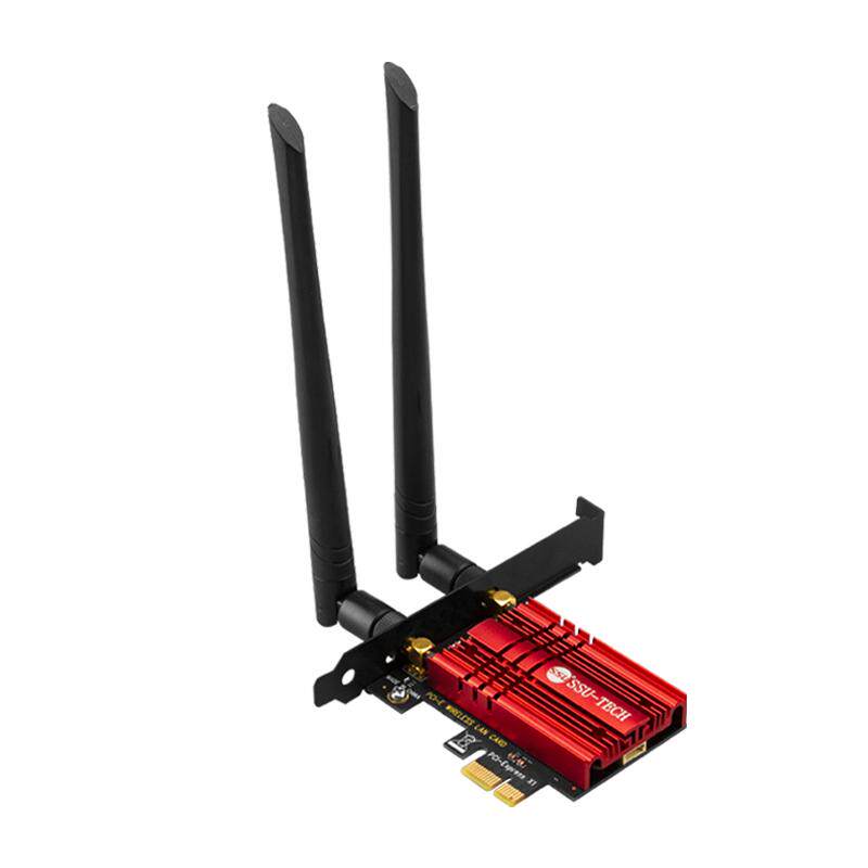 【AX210 网卡】 WIFI6代BE200无线网卡台式机千兆5G双频无线网卡WiFi7接收器台式机PCI-E无线网卡蓝