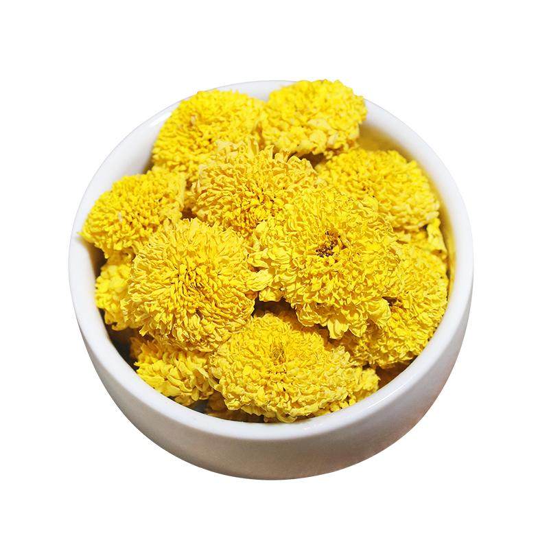 头采徽州婺源皇菊菊花茶正品黄菊黄山贡菊特大朵级非金丝皇菊菊花