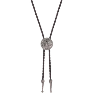 西部牛仔波洛领带欧美个性休闲风小众领绳长款项链男女衬衣链