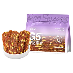 俘获G5蛋黄鸭肉干狗零食切片肉干宠物磨泰迪牙中大小型犬训练奖励