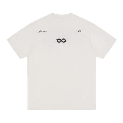 BIPOLAR断开字绣花短袖T恤