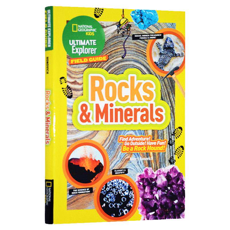 美国国家地理 终极探险家野外指南 岩石和矿物 英文原版 National Geographic Ultimate Explorer Field Guide Rocks and Minerals