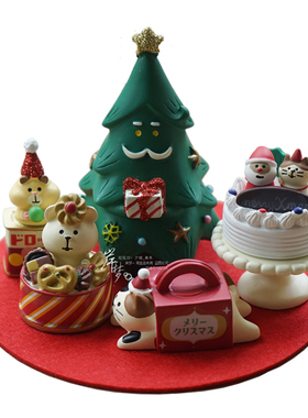 来棋吧圣诞节治愈系桌面小摆件