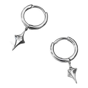 星芒耳环男小众潮流百搭个性耳扣痞帅ins风耳饰简约耳钉男士配饰