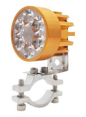 电动车外置射灯12V-80V超亮防水车头灯踏板摩托车改装LED车灯通用