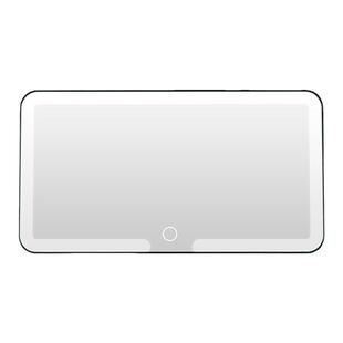 汽车遮阳板化妆镜led带灯补光便携式车载内饰高清智能补妆美妆镜