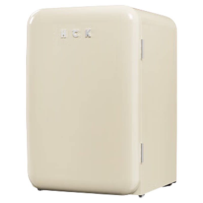 HCK哈士奇RC-130D-SK复古小冰箱2.0家用客厅办公室冷冻冷藏迷你