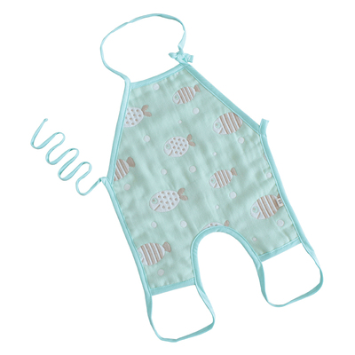 宝宝四季用纯棉六层纱布连腿肚兜