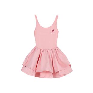 FTT FlyTheTruth『22°的风』 粉色公主裙吊带蓬蓬连衣裙夏短裙女