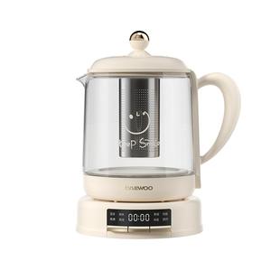 大宇养生壶家用玻璃炖煮一体防糊底防溢出办公室小型轻音烧水壶