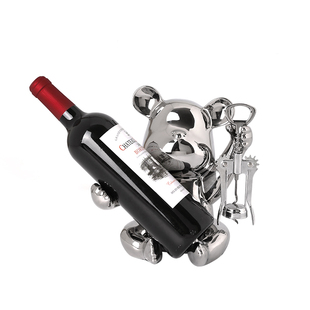 现代酒柜装饰品摆件轻奢高档客厅家居电视柜暴力熊红酒架2025新款