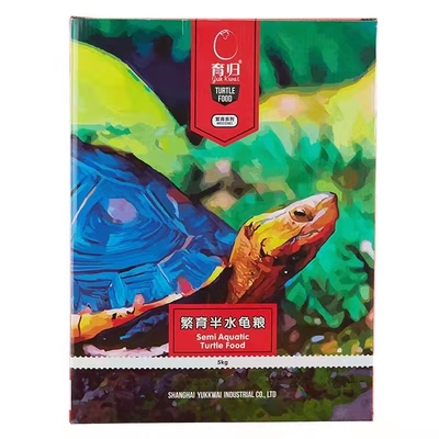[官方正品]育归半水龟粮黄缘龟粮