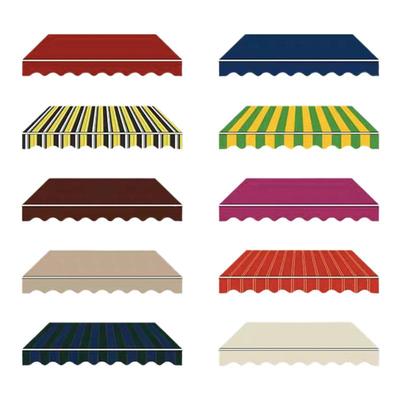 定做雨棚布料遮阳布伸缩雨棚布防雨防晒布幼儿园防雨罩小吃车蓬布