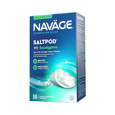美国NAVAGE桉树精华洗鼻盐胶囊囊