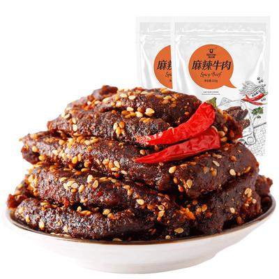 105g*2袋麻辣牛肉科尔沁