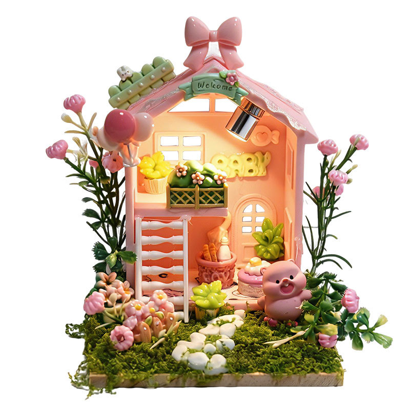 哈贝熊森系小屋手工DIY材料包