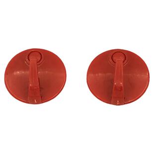 红色圆形挂钩喜庆婚事节日用墙上粘贴墙壁挂勾子粘胶钩子强力粘钩