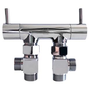 潜水艇角阀一进三出多功能全铜洗衣机水龙头四五通双控开关分水器