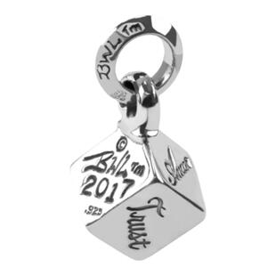 BillWallLeather官方正品纯银骰子吊坠 BWL项链方块色子银饰