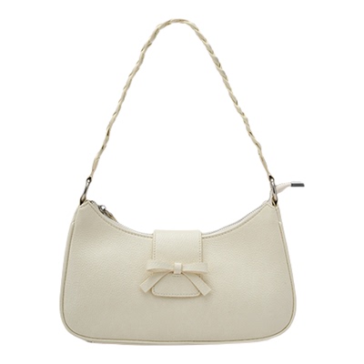 MOUSSY 2026春季新品通勤腋下包单肩蝴蝶结精致女包028JSA56-1007