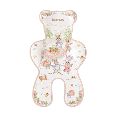 Domicoco婴儿推车凉席宝宝苎麻席凉垫a类安全透气夏季遛娃车坐垫