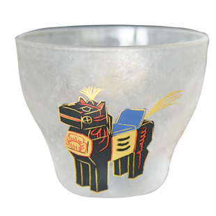 aderia生肖杯日本进口十二生肖小玻璃杯子卡通属相小茶杯清酒杯子