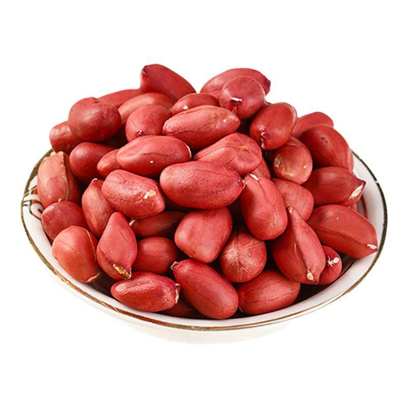 东北红皮花生米25年农家新货晒干小粒红衣不带壳新鲜四粒红花生仁