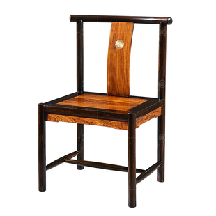 豪的红木椅子新中式半圈椅实木茶几椅宾客椅官帽椅靠背椅茶室椅子