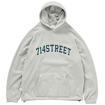 714street摇粒绒连帽卫衣