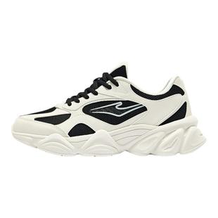 鸿星尔克锦簇女鞋2025年冬季新款休闲透气运动鞋百搭厚底鞋老爹鞋