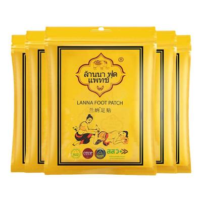 泰国兰纳足贴祛湿排毒5包50贴