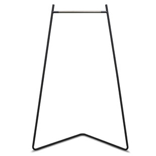 爱丽思日式角落衣架落地卧室转角简易晾衣架组装单杆式晒衣挂衣架