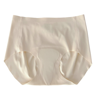 不显三角区穿紧身裤瑜伽健身专用中腰提臀无痕防尴尬乳胶垫内裤女