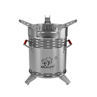 步林户外Q16柴火灶气炉两用移动便携式不锈钢露营装备烧木柴火炉