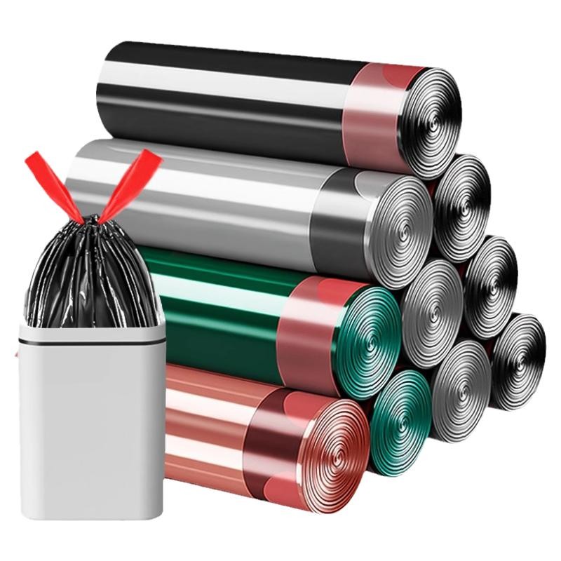 垃圾袋抽绳式加厚耐撕扯大容量