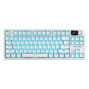 狼途LT84有线客制化机械键盘办公游戏电竞屏幕红轴青轴等高线键帽