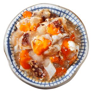 红膏蟹糊宁波特产舟山梭子蟹酱蟹醉蟹膏即食酱母蟹炝螃蟹呛蟹生腌