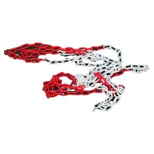 塑料警示链条路锥路障链条雪糕筒链接件防护链条红白隔离警示链条