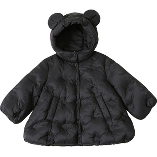 宝宝羽绒服中长款90绒2024冬季新品1-3-6-8岁女童羽绒服小童23109