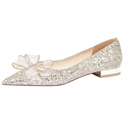 结婚鞋子孕妇平底2021年新款