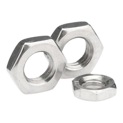 不锈钢六角薄螺母螺丝帽大全