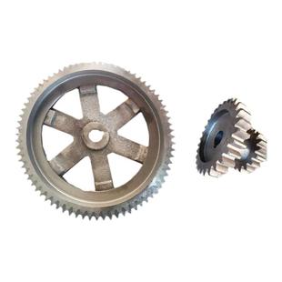 铡草机切草机大小齿轮连体齿轮定制各型号铡草机齿轮配件农机配件