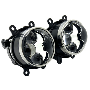 85W三直射激光雾灯透镜汽车改装防水外置射灯超级远光炮远近一体