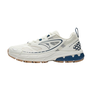 安踏AT2007丨革网拼接复古休闲鞋男2025冬季新款潮流运动鞋男鞋子