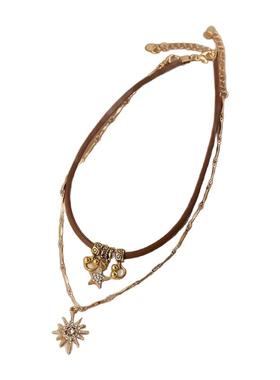 维多利亚~太阳星星锆石项链