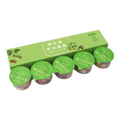 罗汉果胖大海菊花茶小罐养生茶