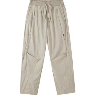 骆驼男装2026工装裤男直筒束脚防晒户外运动情侣款登山休闲裤