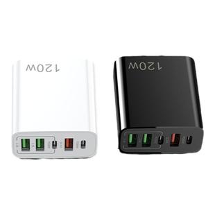 120插头充满自动断电充电器充电头usb多插口苹果PD20W30W充电器适用苹果安卓华为小米