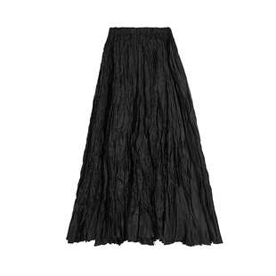 深灰色毛呢大衣女秋冬赫本风高级感复古小众双面羊毛呢中长款外套